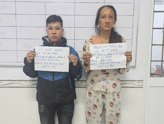 Cà Mau: Triệt phá hai vụ tàng trữ ma túy, bắt giữ 3 đối tượng trong đợt cao điểm