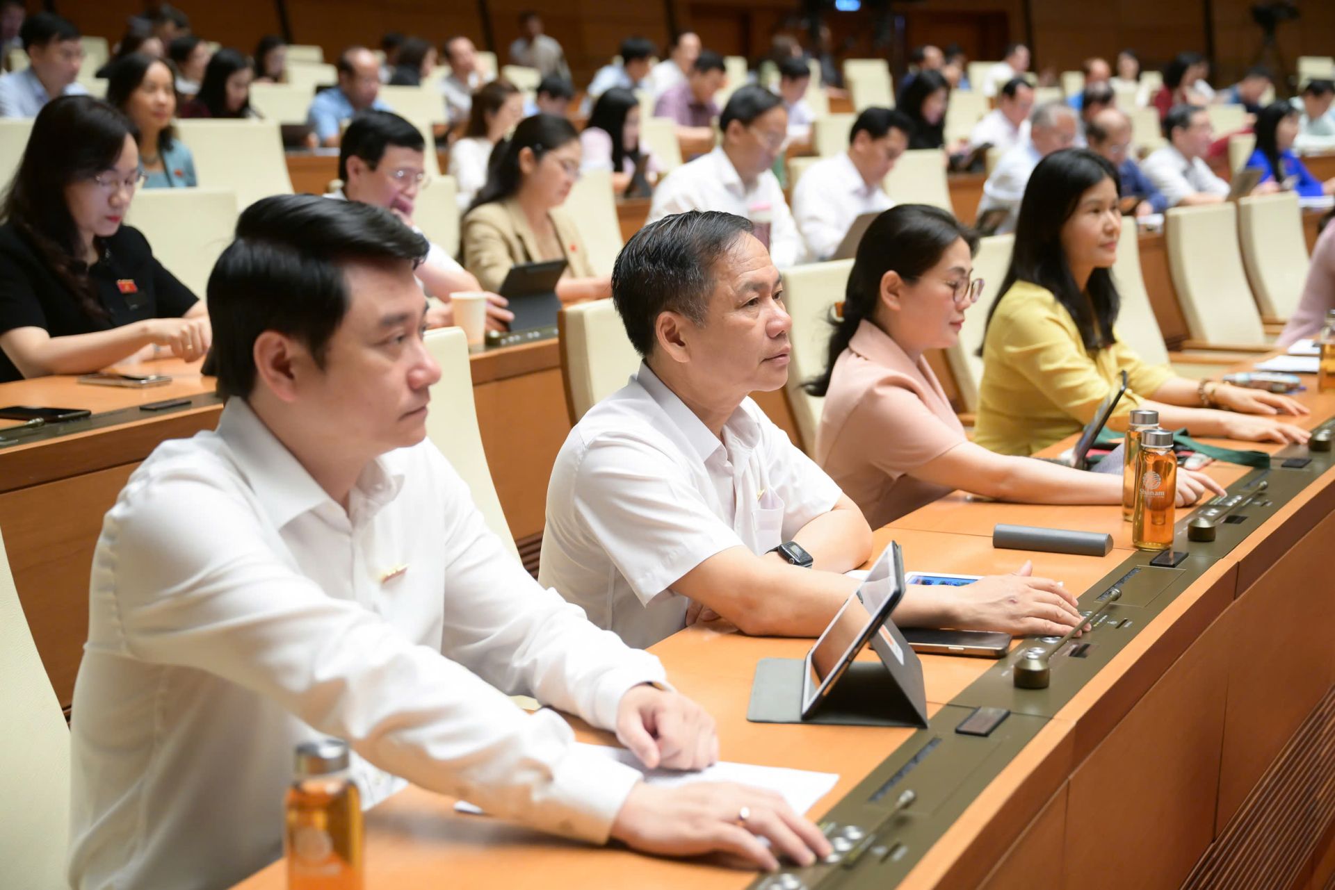 Đại biểu Quốc hội biểu quyết thông qua Nghị quyết Đại biểu Quốc hội biểu quyết thông qua Nghị quyết