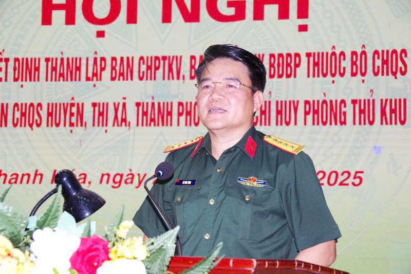 Thành lập 5 Ban Chỉ huy Phòng thủ khu vực thuộc Bộ Chỉ huy Quân sự tỉnh Thanh Hóa