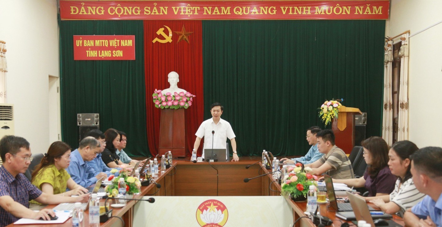 Lạng Sơn: Vận hành thử bộ máy Ban Thường trực Ủy ban MTTQ Việt Nam và các tổ chức chính trị - xã hội cấp tỉnh theo mô hình mới
