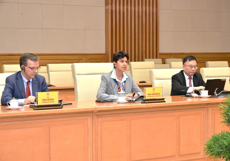 Các chuyên gia của IMF đánh giá cao kết quả tốc độ tăng trưởng kinh tế của Việt Nam thời gian qua; đồng thời bày tỏ "sẵn lòng hỗ trợ hết sức" cho Việt Nam trong phát triển kinh tế, nhất là phát triển khu vực kinh tế tư nhân.