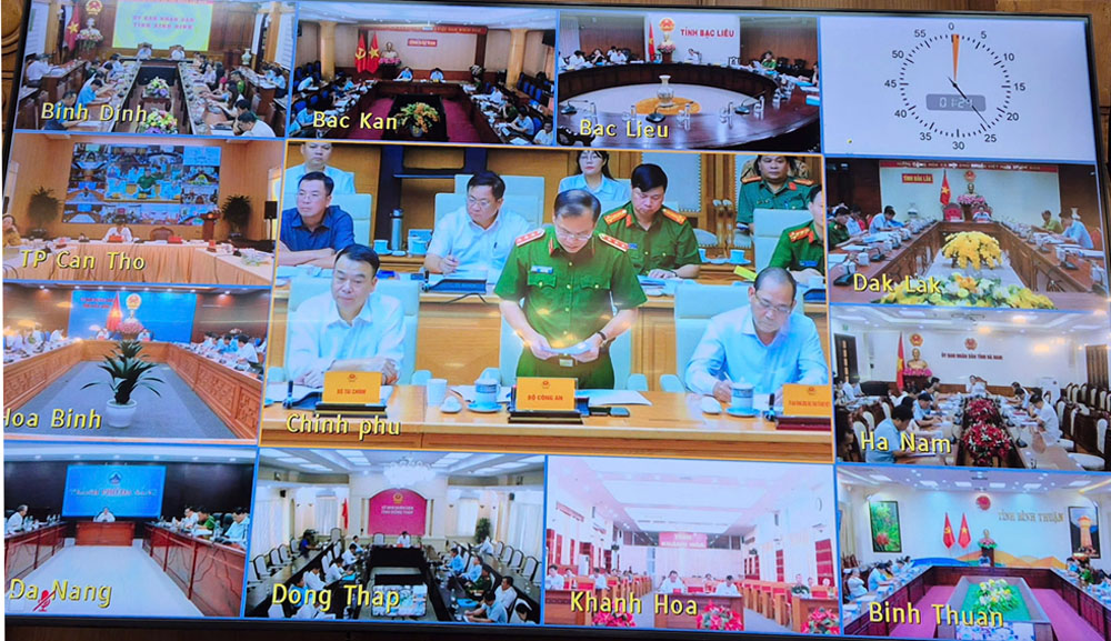 Quang cảnh các điểm cầu. Quang cảnh các điểm cầu.