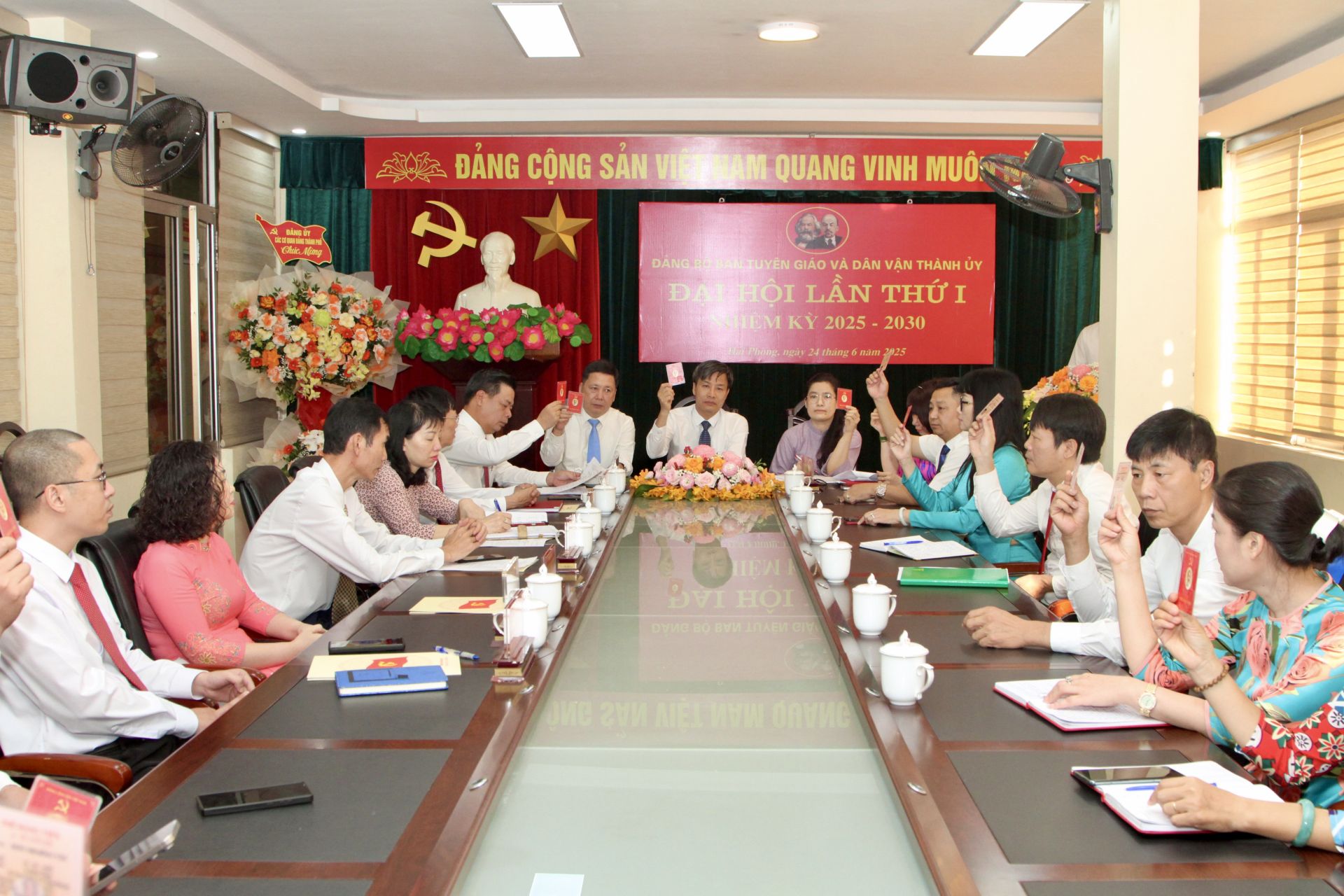 Đại hội Đảng bộ Ban Tuyên giáo và Dân vận Thành ủy Hải Phòng lần thứ I, nhiệm kỳ 2025–2030