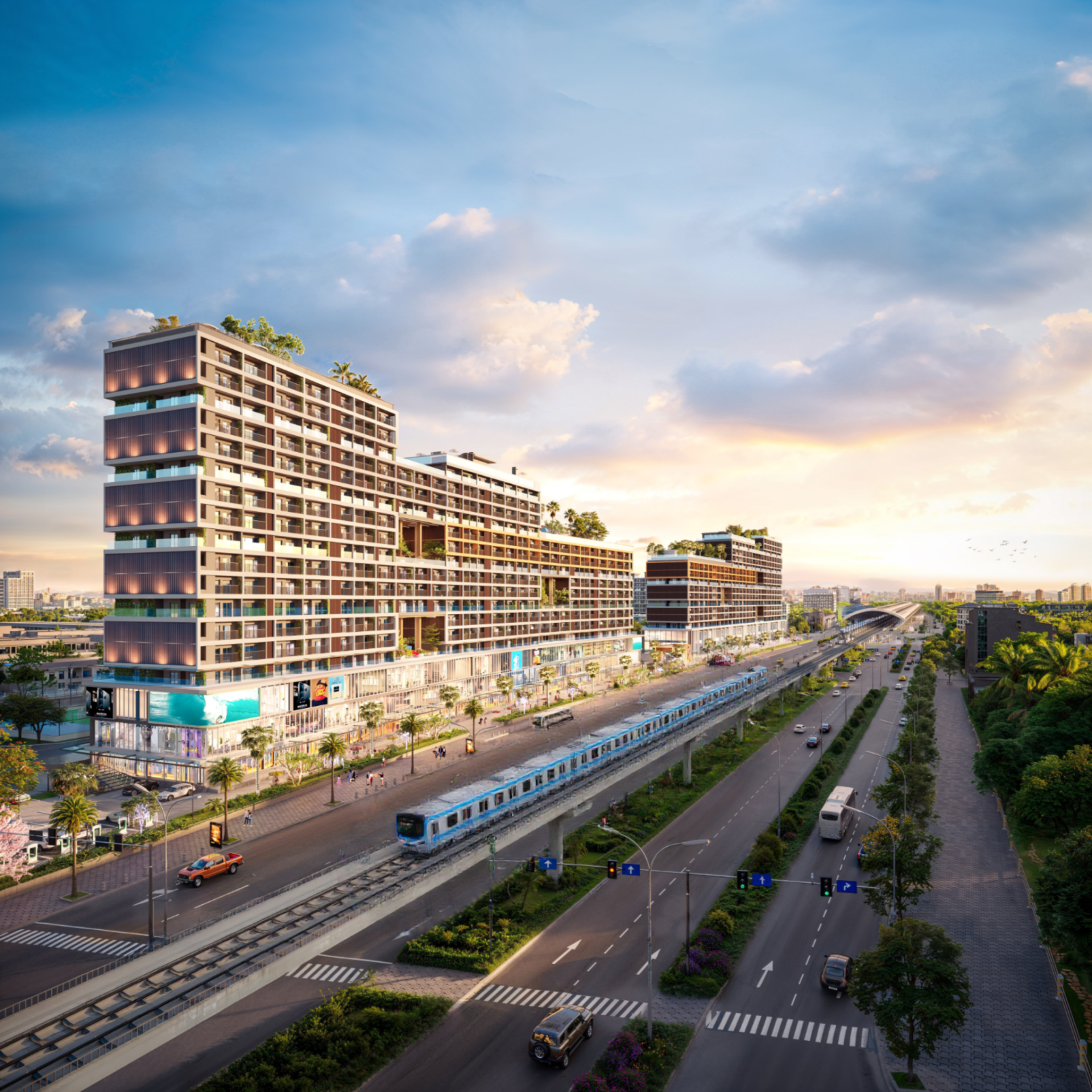 Mặt tiền đường Tôn Đức Thắng (25B) là khu vực thương mại giàu tiềm năng hàng đầu Nhơn Trạch