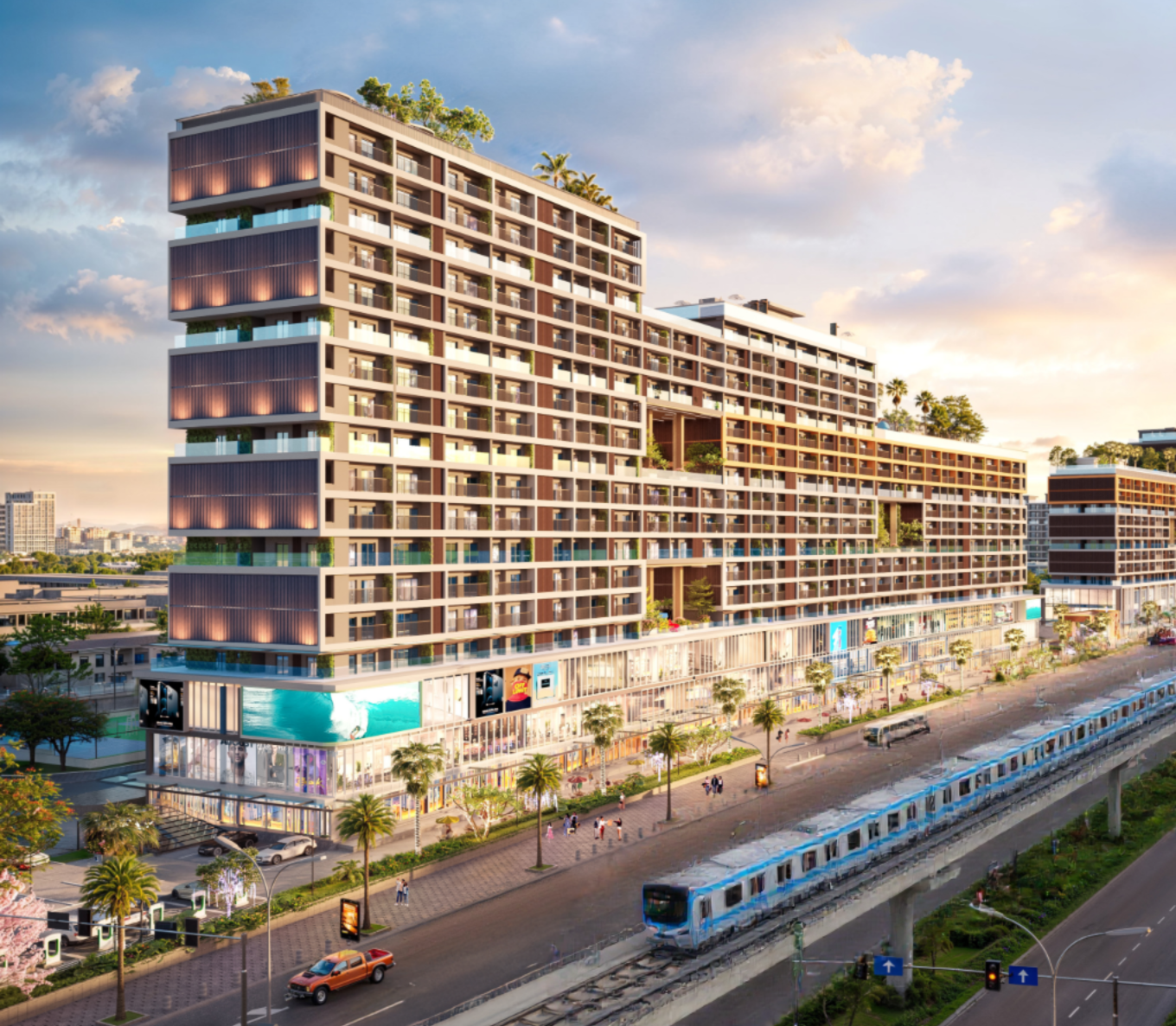 Tiềm năng kinh doanh 365 ngày tại shophouse phố mặt tiền thương mại trung tâm Nhơn Trạch