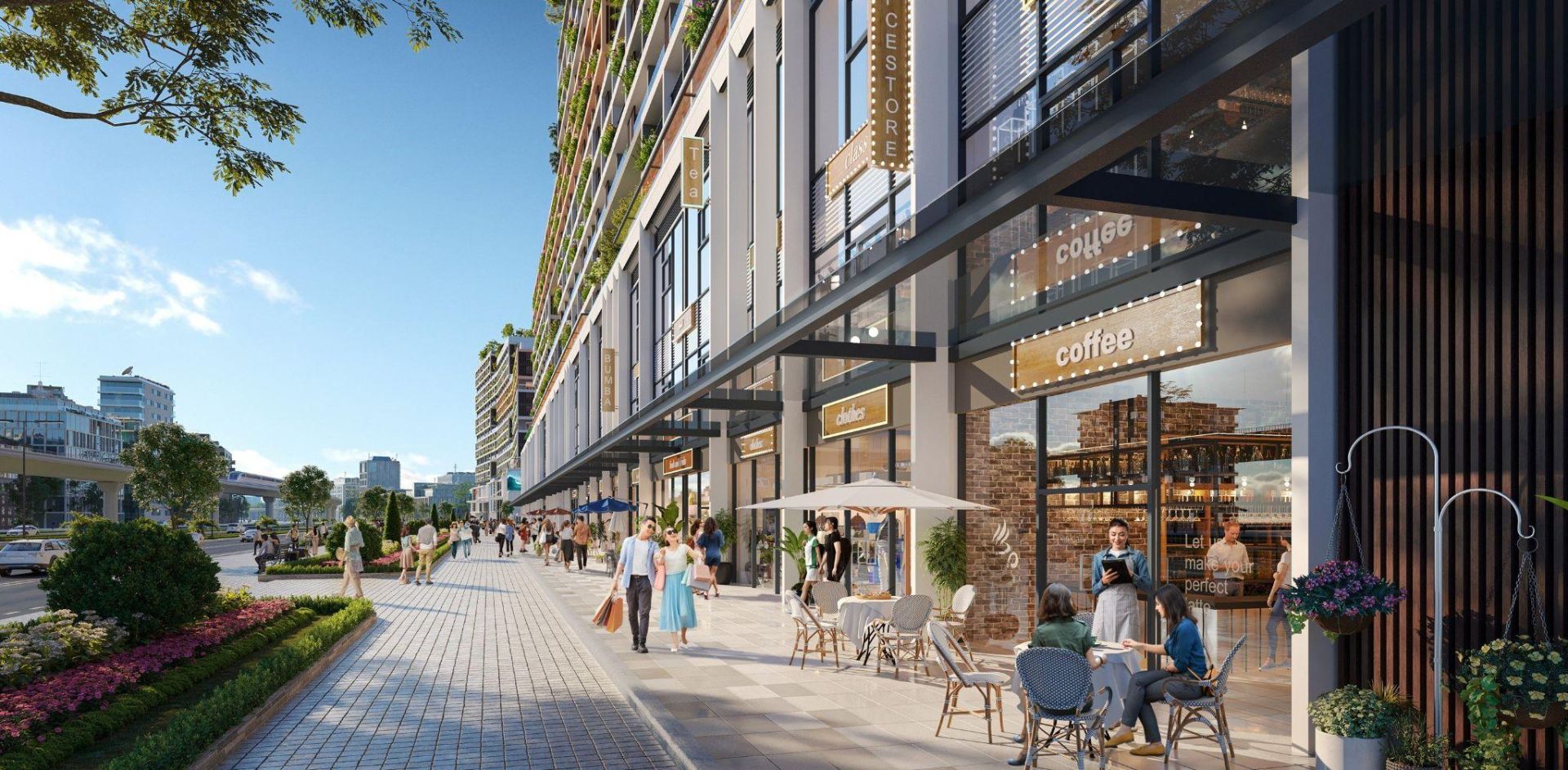 Shophouse mặt tiền Tôn Đức Thắng (25B) lợi thế hơn 550m mặt tiền đại lộ, 2 đầu dự án đều có ga metro