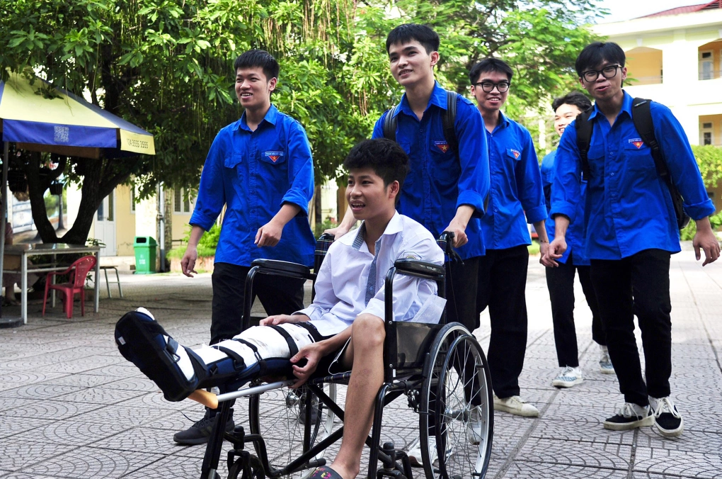 Thí sinh thi tốt nghiệp THPT 2024 tại Hà Nội. (Ảnh: Duy Anh)