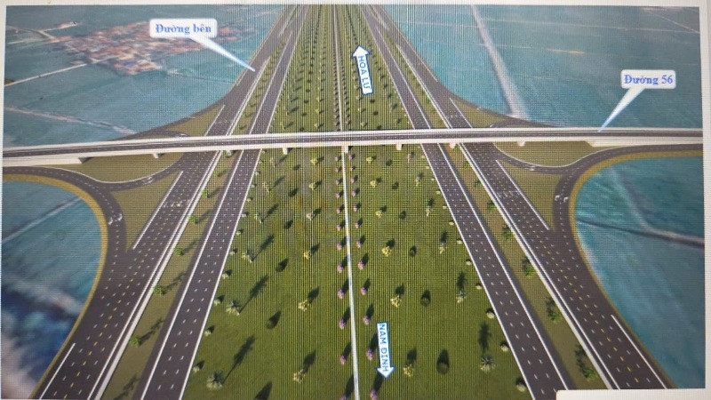 Phối cảnh dự án tuyến đường trục cảnh quan kết nối Nam Định - Hoa Lư. Ảnh: UBND tỉnh Nam Định.