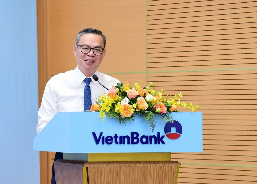 Ông Trần Minh Bình - Chủ tịch HĐQT VietinBank phát biểu tại sự kiện