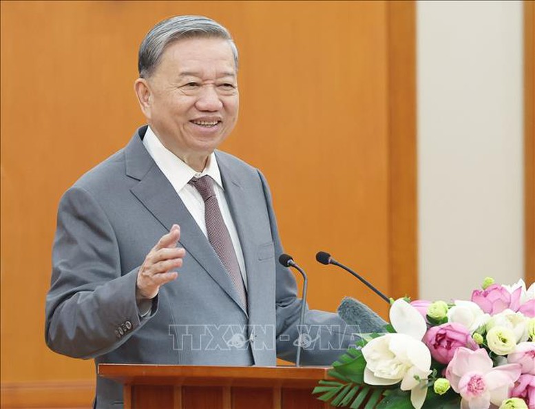 Tổng Bí thư Tô Lâm phát biểu tại buổi gặp mặt Tổng Bí thư Tô Lâm phát biểu tại buổi gặp mặt