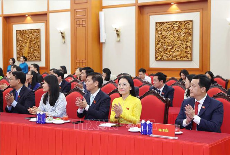 Các đại biểu tham dự buổi gặp mặt Các đại biểu tham dự buổi gặp mặt