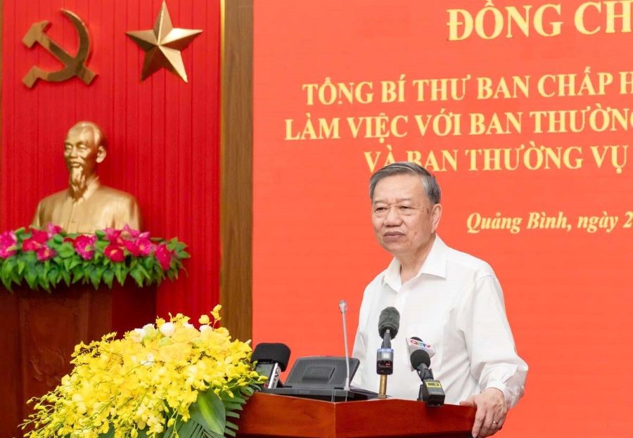 Tổng Bí thư: Sau khi hợp nhất Quảng Trị sẽ trở thành cực tăng trưởng mới tại Bắc Trung Bộ