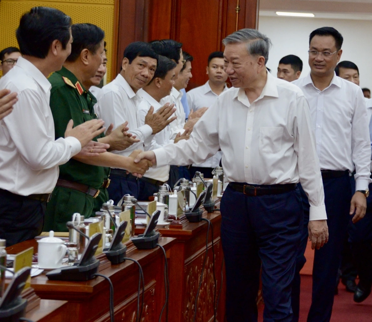 Tổng Bí thư Tô Lâm làm việc với tỉnh Quảng Bình và Quảng Trị