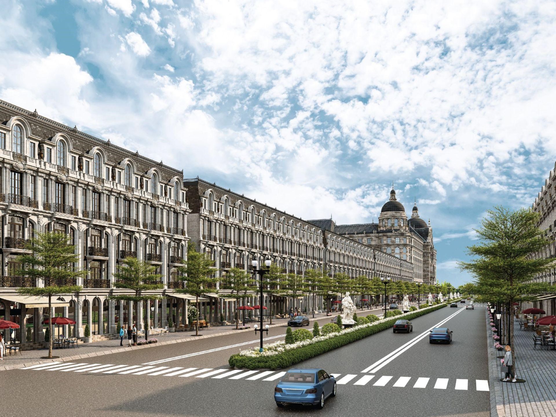 Sau khi kết nối toàn tuyến, đây sẽ là một đại lộ thương mại như Trần Duy Hưng hay Lê Văn Lương “mới” của Hà Nội