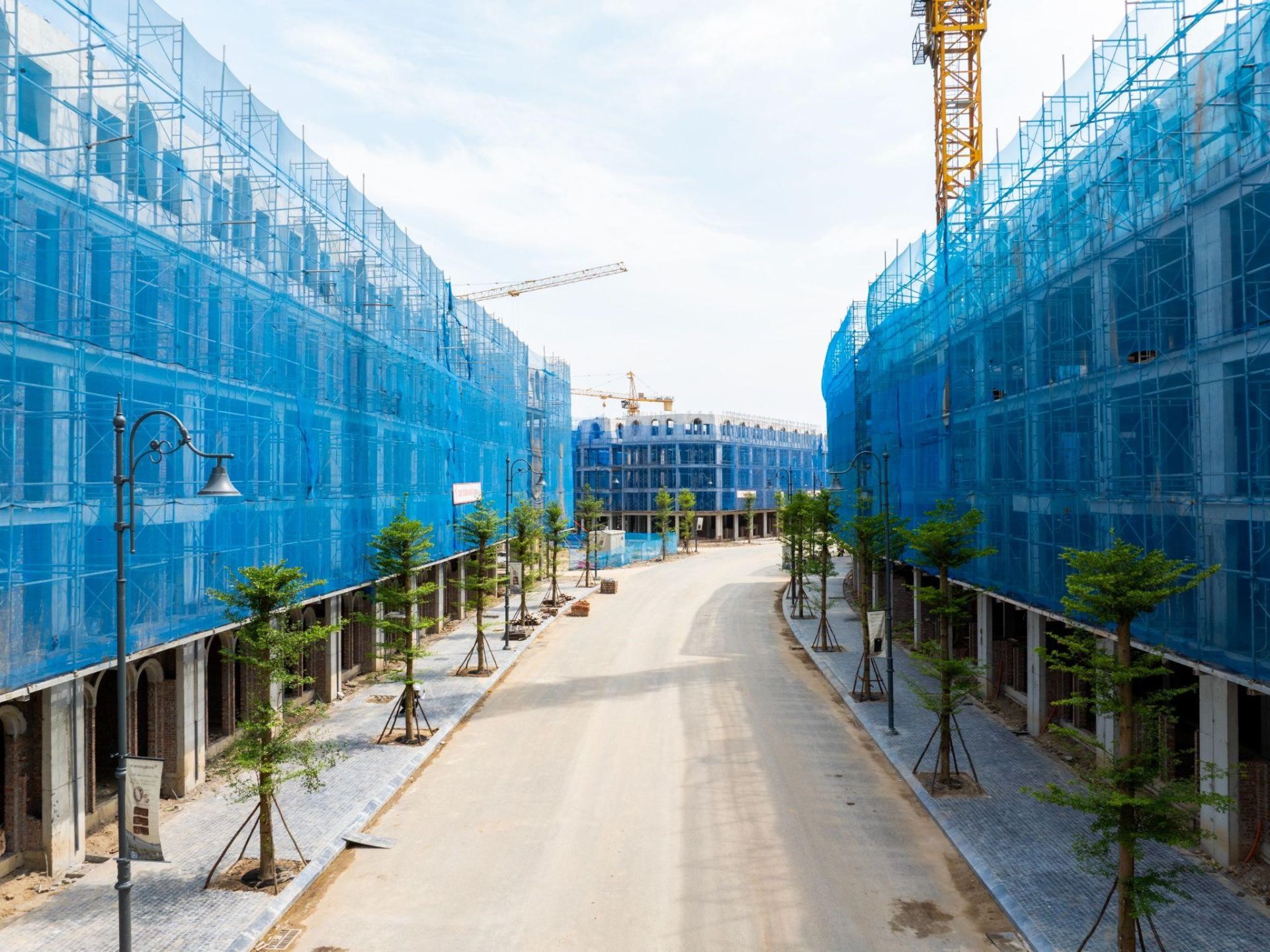 Nhiều căn đã cất nóc và đang hoàn thiện, sẵn sàng bàn giao từ quý 3/2025