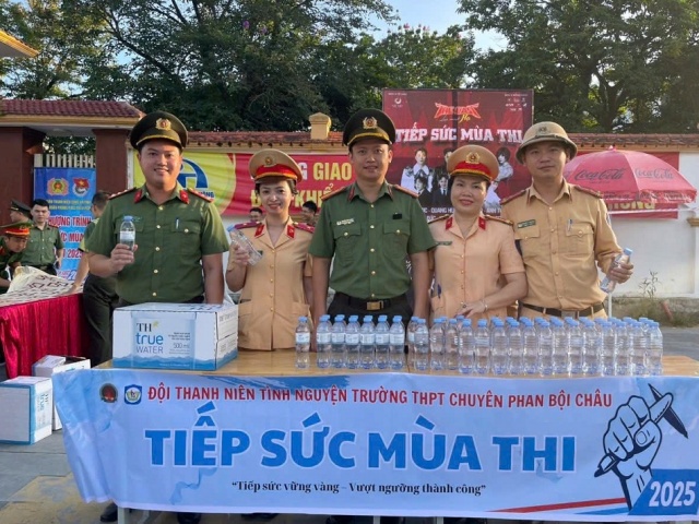 Công an Nghệ An đồng hành, tiếp sức cho kỳ thi tốt nghiệp THPT năm 2025