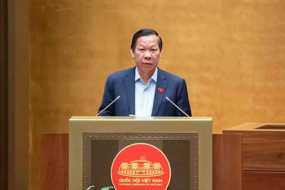 Chủ nhiệm Ủy ban Kinh tế và Tài chính Phan Văn Mãi. Ảnh: PHẠM THẮNG