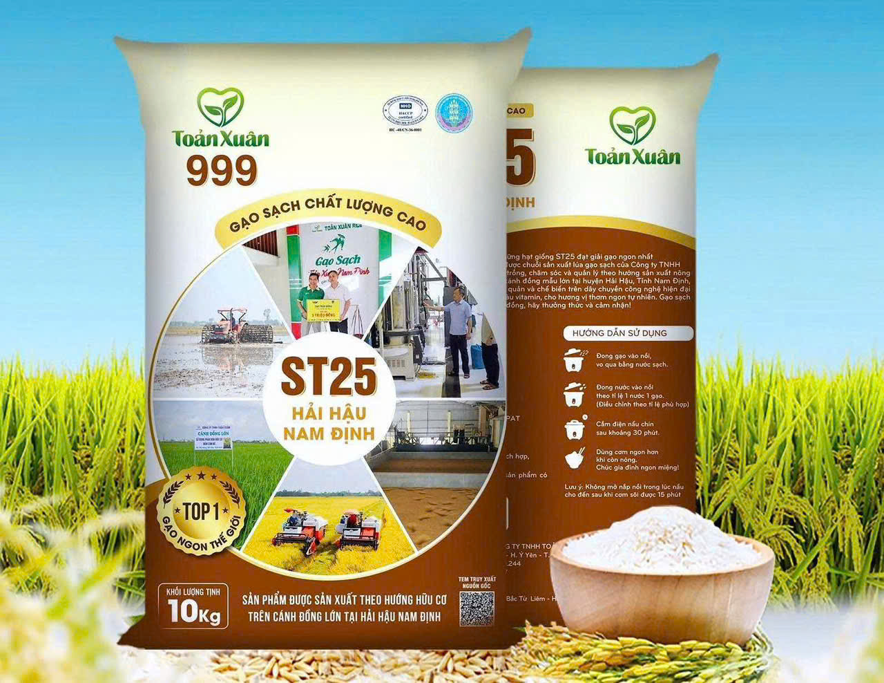 Hai sản phẩm gạo ở Nam Định đạt chuẩn OCOP cấp Quốc gia