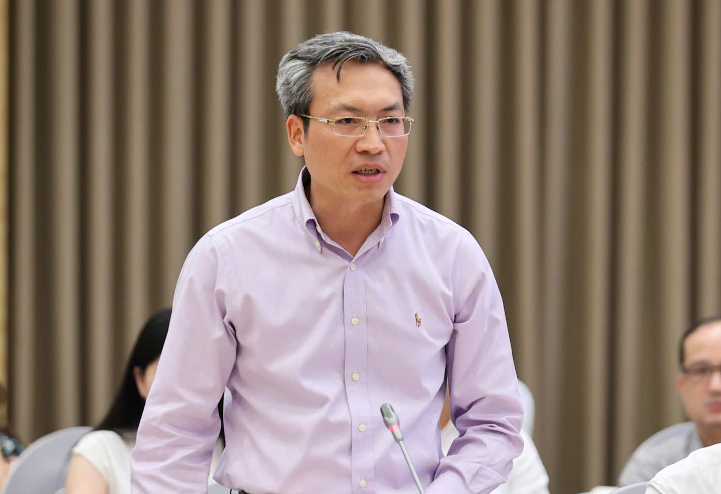 Thiếu tướng Nguyễn Quốc Toản, Chánh Văn phòng - người phát ngôn Bộ Công an. Ảnh: N.Bắc