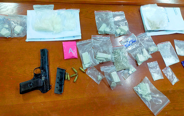 Tang vật thu được trong chuyên án. Tang vật thu được trong chuyên án.