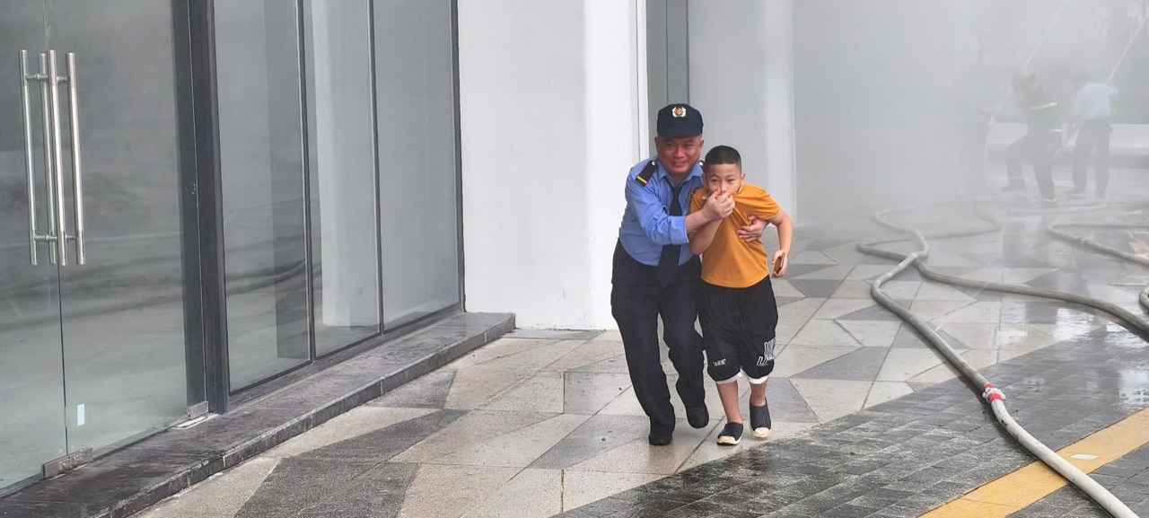 Thực tập phương án PCCC và CNCH tại Tòa nhà Diamond Crown Hải Phòng