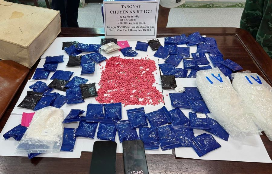 Tang vật lực lượng chức năng thu giữ.