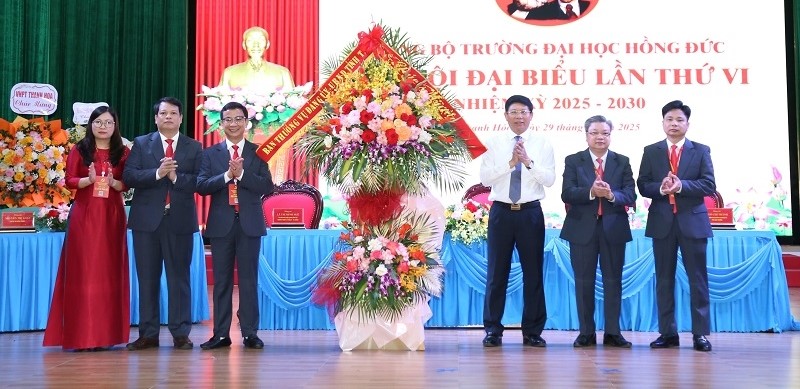Đại hội đại biểu Đảng bộ Trường Đại học Hồng Đức lần thứ VI, nhiệm kỳ 2025-2030