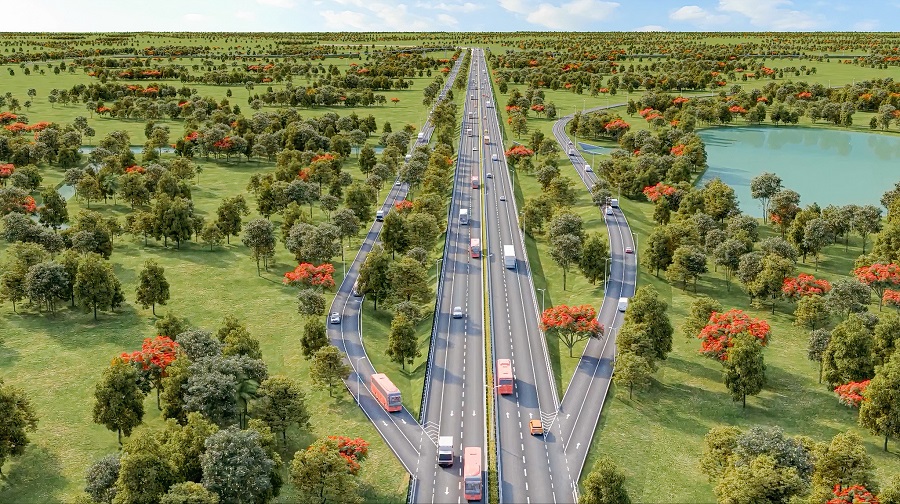 Ảnh phối cảnh dự án cao tốc Bảo Lộc - Liên Khương