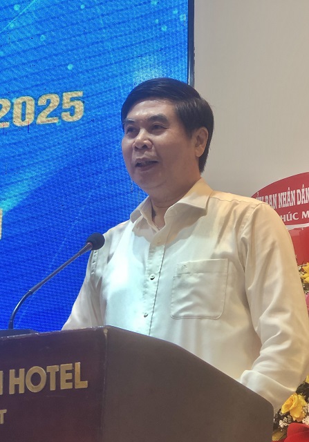 Ông Lâm Hải Giang phát biểu ý kiến chỉ đạo Hội nghị. Ảnh: VH