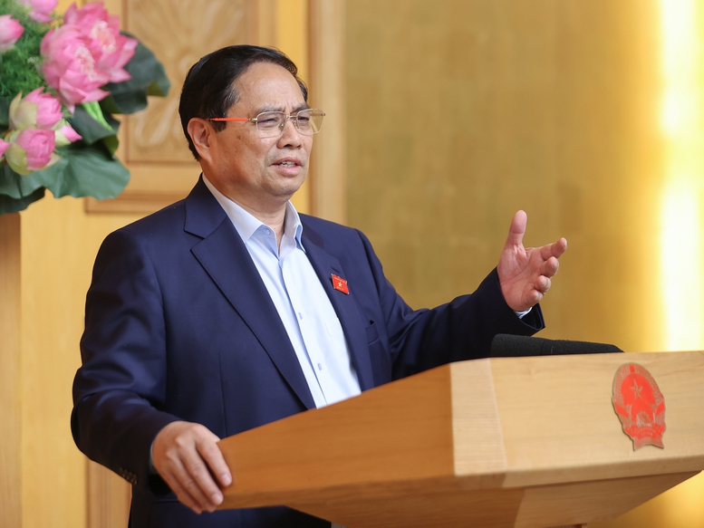 Thủ tướng Chính phủ Phạm Minh Chính chủ trì cuộc họp về Đề án tổ chức Triển lãm thành tựu kinh tế - xã hội nhân dịp kỷ niệm 80 năm Ngày Quốc khánh - Ảnh: VGP/Nhật Bắc Thủ tướng Chính phủ Phạm Minh Chính chủ trì cuộc họp về Đề án tổ chức Triển lãm thành tựu kinh tế - xã hội nhân dịp kỷ niệm 80 năm Ngày Quốc khánh - Ảnh: VGP/Nhật Bắc