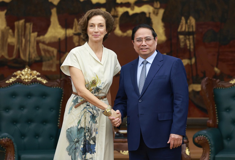 Tổng Giám đốc UNESCO: Sẵn sàng cùng Việt Nam chia sẻ tầm nhìn chiến lược về văn hóa ra thế giới