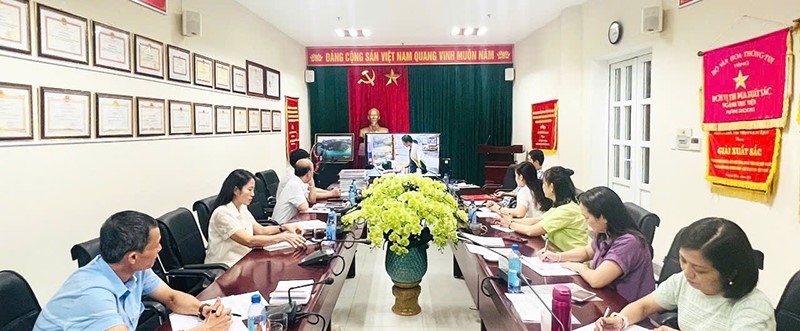 Các thành viên Ban Giám khảo chấm thi. Các thành viên Ban Giám khảo chấm thi.