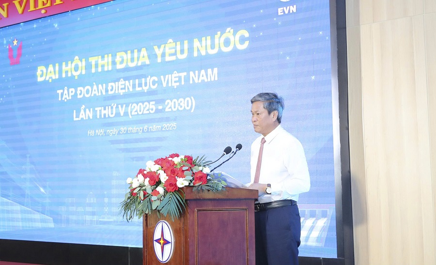 Phó Chủ tịch Tổng Liên đoàn Lao động Việt Nam Huỳnh Thanh Xuân phát biểu