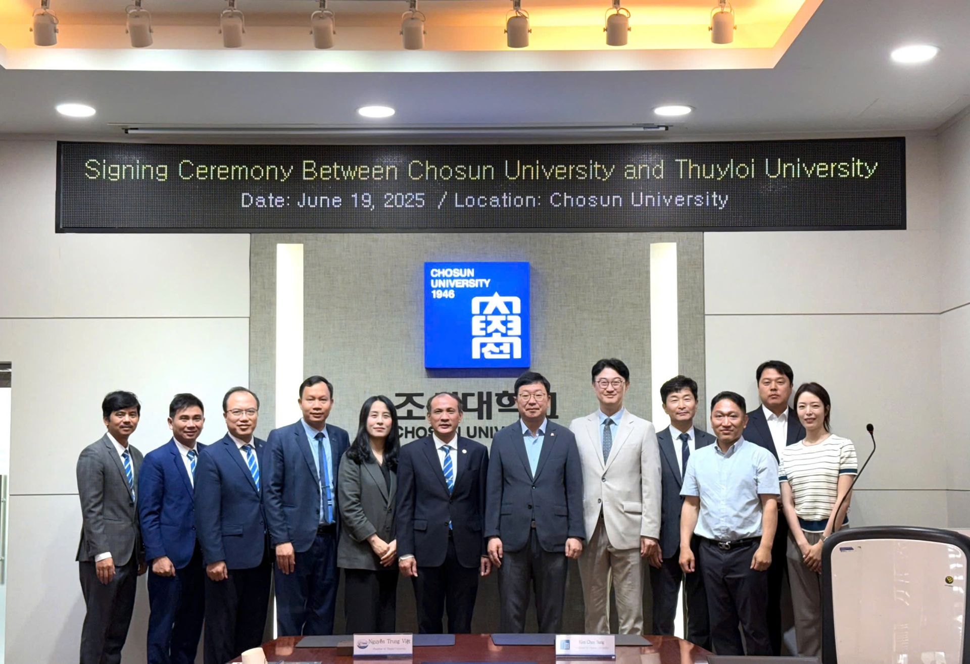 Trường Đại học Thủy lợi làm việc với Đại học Chosun