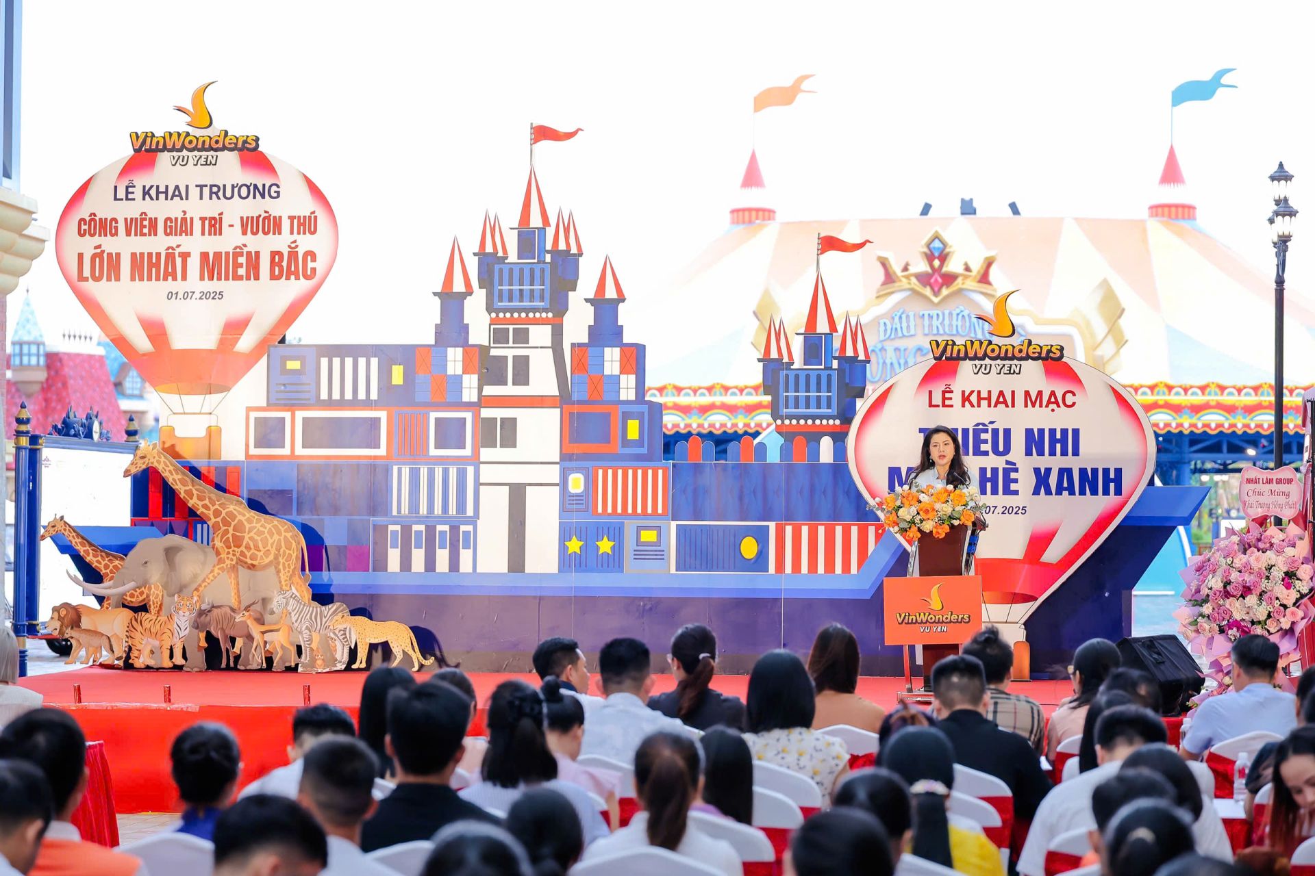 TS Trần Thị Hoàng Mai - Giám đốc Sở Văn hóa, Thể thao và Du lịch Hải Phòng phát biểu tại buổi lễ