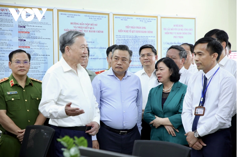 Tổng Bí thư Tô Lâm đã đến thăm kiểm tra quá trình vận hành hoạt động tại xã Phúc Thịnh. Tổng Bí thư Tô Lâm đã đến thăm kiểm tra quá trình vận hành hoạt động tại xã Phúc Thịnh.