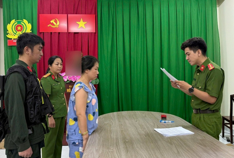 Bị can Ngô Ánh Hồng Bị can Ngô Ánh Hồng