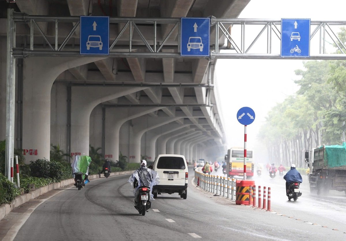 Từ 4/7, thực hiện phân làn trên đường Phạm Văn Đồng