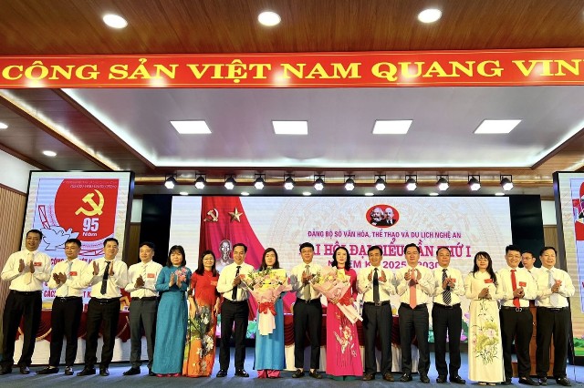 Đảng bộ Sở Văn hóa, Thể thao và Du lịch Nghệ An tổ chức Đại hội lần thứ I: Hướng tới phát triển bền vững và toàn diện