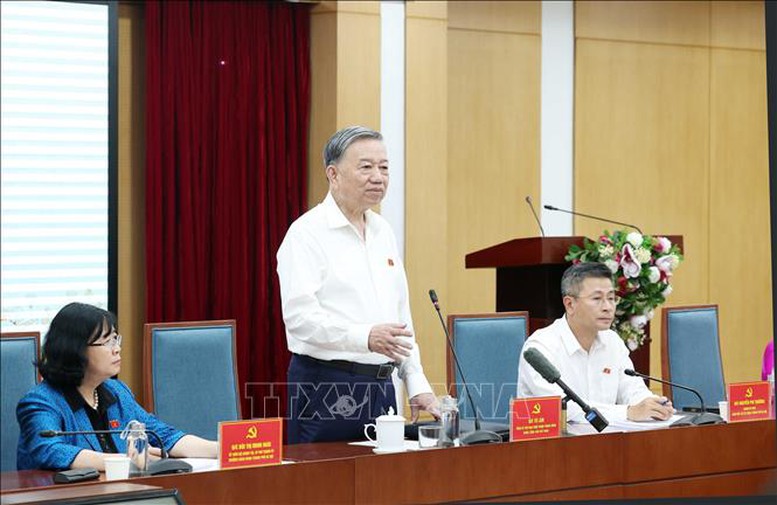 Tổng Bí thư thông tin một số nội dung cử tri quan tâm