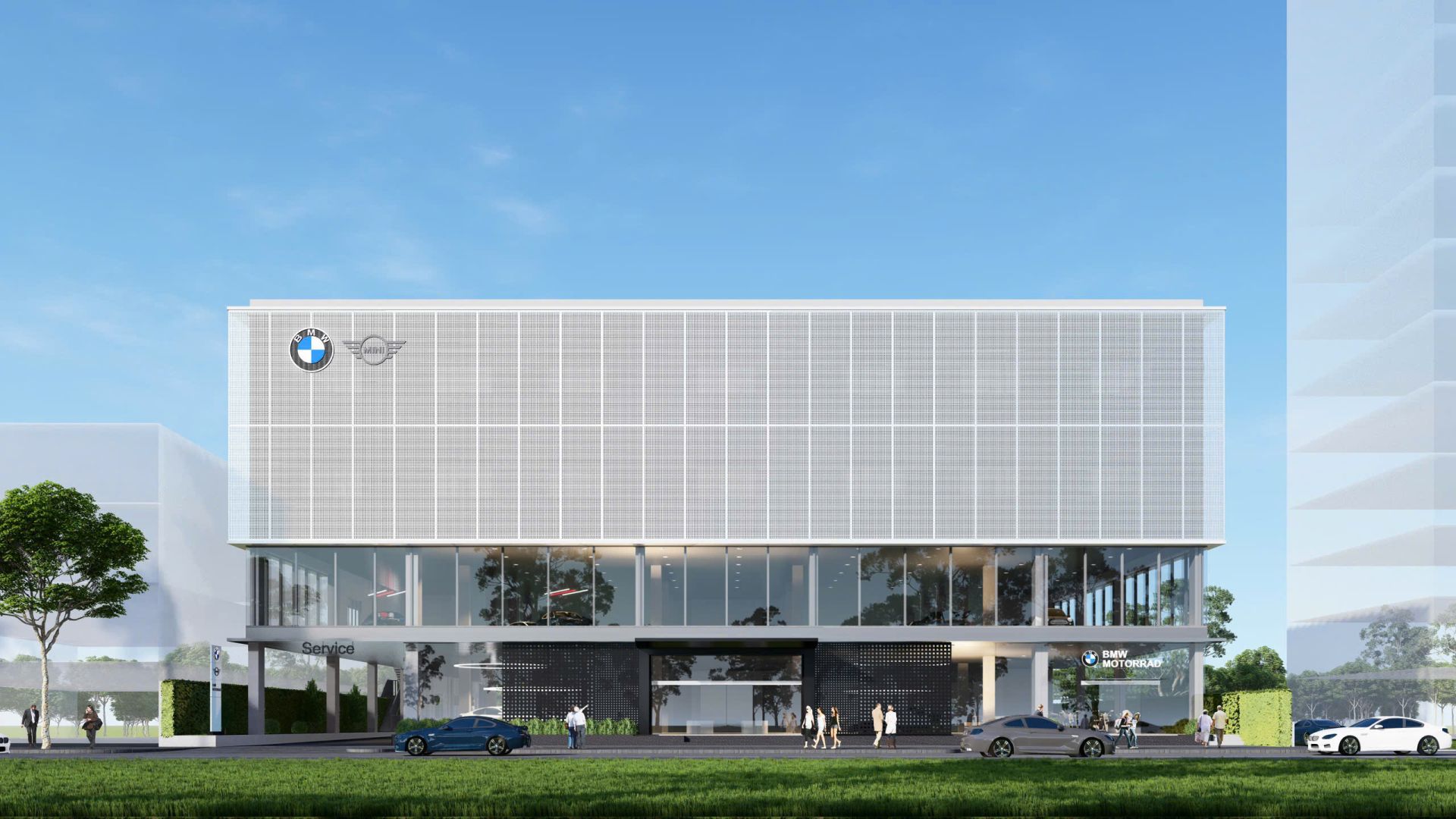 Tổ hợp BMW-MINI-BMW Motorrad đạt chuẩn Retail.Next Hải Phòng