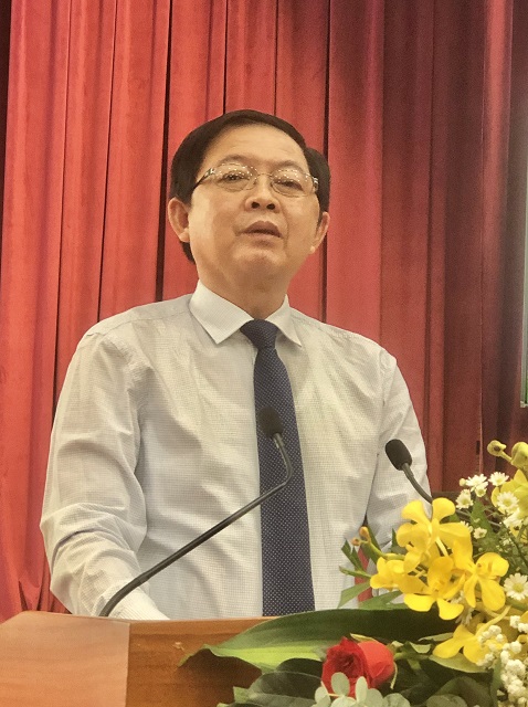 Ông Hồ Quốc Dũng phát biểu ý kiến chỉ đạo. Ảnh: VH