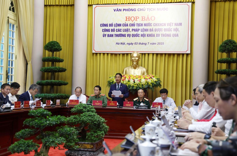 Công bố Lệnh của Chủ tịch nước về 15 luật, 1 pháp lệnh vừa được thông qua