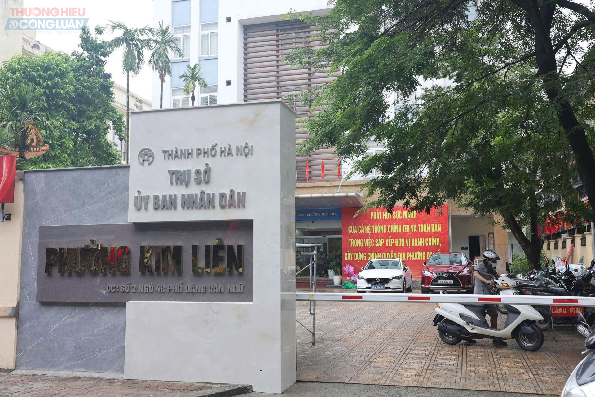 Trụ sở UBND phường Kim Liên tại số 2 ngõ 4B Đặng Văn Ngữ, TP Hà Nội.