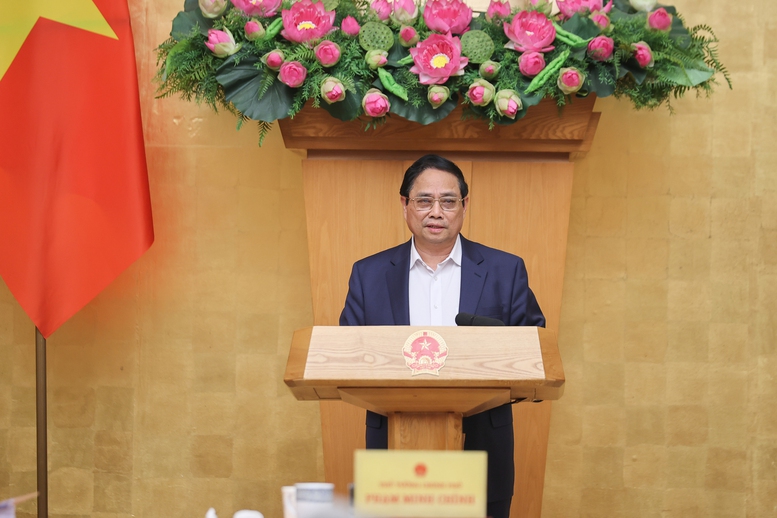 Kết luận Hội nghị Chính phủ với các địa phương đầu tiên sau khi thực hiện mô hình chính quyền địa phương 2 cấp, Thủ tướng Phạm Minh Chính đặc biệt nhấn mạnh yêu cầu “3 tăng tốc” để huy động tổng đầu tư toàn xã hội tăng từ 11-12% so với năm 2024 - Ảnh: VGP/Nhật Bắc Kết luận Hội nghị Chính phủ với các địa phương đầu tiên sau khi thực hiện mô hình chính quyền địa phương 2 cấp, Thủ tướng Phạm Minh Chính đặc biệt nhấn mạnh yêu cầu “3 tăng tốc” để huy động tổng đầu tư toàn xã hội tăng từ 11-12% so với năm 2024 - Ảnh: VGP/Nhật Bắc