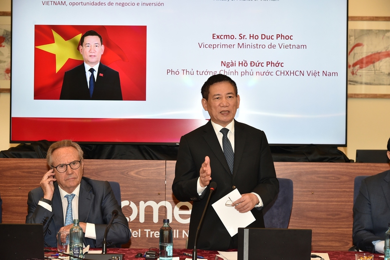Phó Thủ tướng Hồ Đức Phớc phát biểu tại tọa đàm - Ảnh: VGP/Trần Mạnh Phó Thủ tướng Hồ Đức Phớc phát biểu tại tọa đàm - Ảnh: VGP/Trần Mạnh