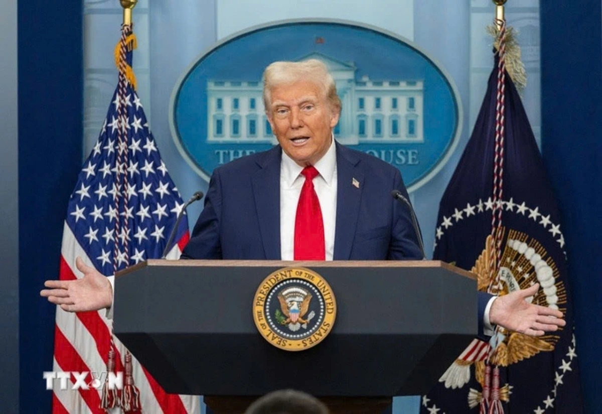 Tổng thống Mỹ Donald Trump. Ảnh VOV.vn. Tổng thống Mỹ Donald Trump. Ảnh VOV.vn.