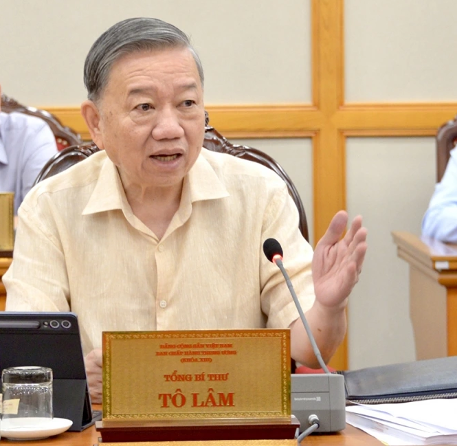 Tổng Bí thư Tô Lâm. Tổng Bí thư Tô Lâm.