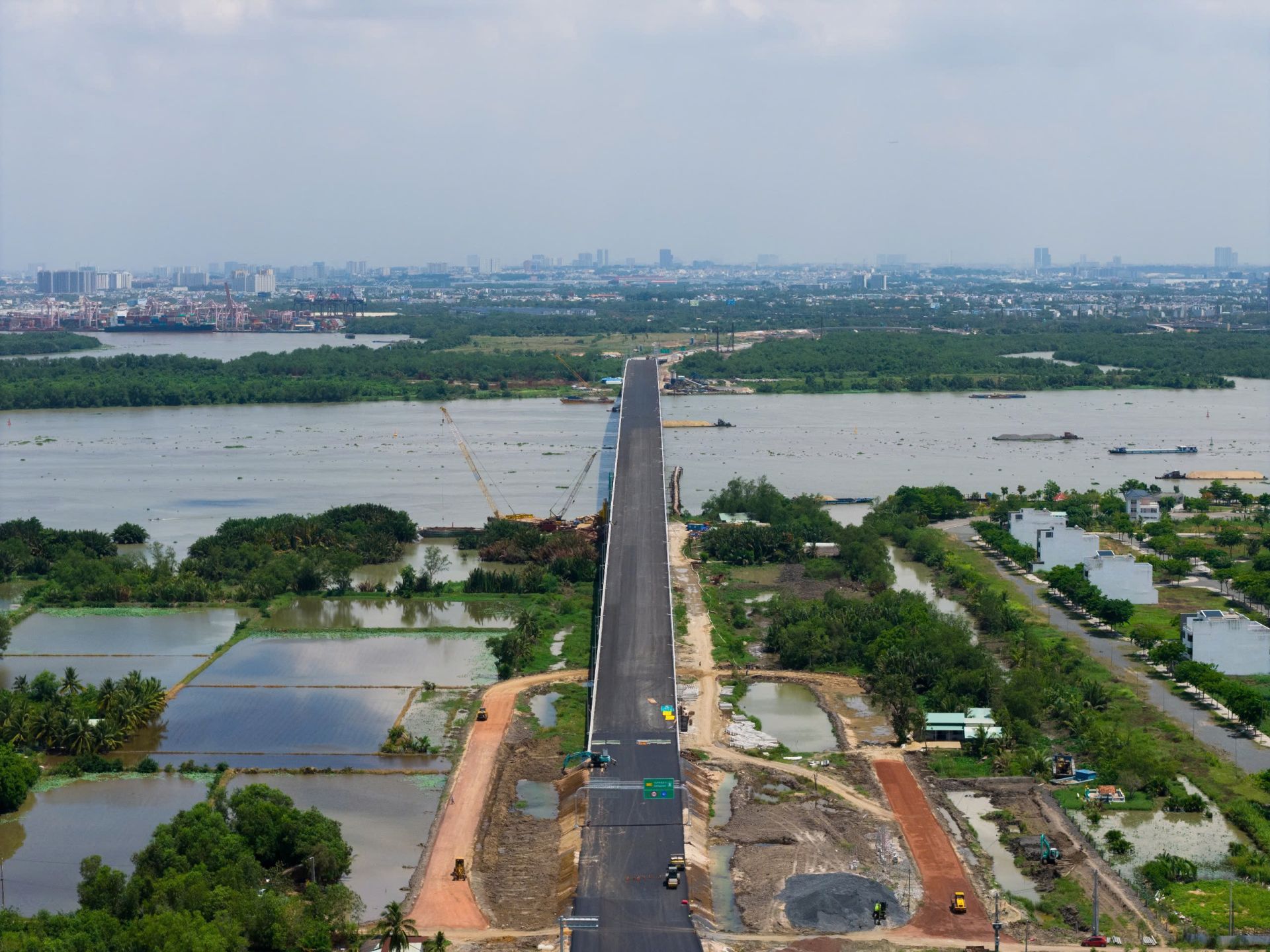 Cầu Nhơn Trạch đang sẵn sàng đưa vào khai thác Cầu Nhơn Trạch đang sẵn sàng đưa vào khai thác