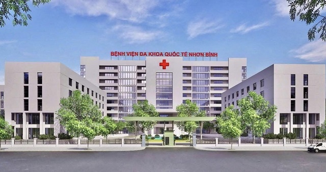 Phối cảnh Bệnh viện đa khoa quốc tế Nhơn Bình. Ảnh: VH